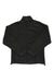 Women’s dark charcoal fleece full-zip jacket, stand collar, long sleeves