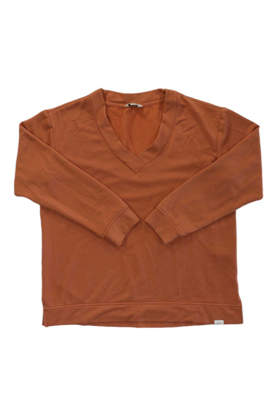 Orvis Womens V-Neck Dropped Shoulders Sweatshirt Orvis