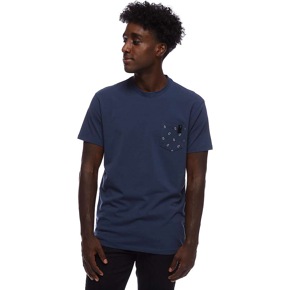 Black Diamond Mens Pocket Square Tee Black Diamond