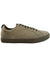 Saola men's canvas shoe, olive-green with lace-up and rubber sole