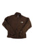 The North Face Womens Apex Bionic Soft-Shell Jacket in brown, displayed flat on a white background, features a front zipper, zippered chest pocket, and white embroidered logos on the left chest and sleeve.