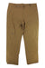 A pair of tan MENS ALPINE LIGHT PANTS with front pockets, button and zipper closure, belt loops, and a small left thigh logo is shown laid flat on a white background.