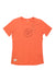Norrona women’s Svalbard wool t-shirt, coral crew neck with circular chest emblem