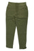 Women's ankle-length pants, evergreen green, elastic waistband and straight legs