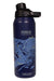 CamelBak Chute Mag 32oz insulated water bottle with flip-top cap, blue splash pattern
