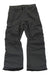 The Bolt Cargo Insulated Snow Pants are dark gray boys’ ski pants with zippered pockets, reinforced knees, and an adjustable waistband—perfect for outdoor winter activities.