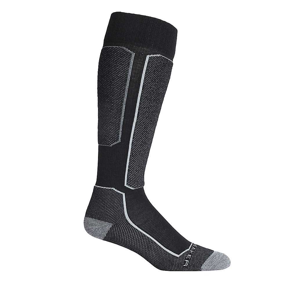 Icebreaker Mens Ski+ Light Over The Calf Sock Icebreaker
