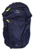 L.L.Bean stowaway pack in dark navy with neon lime drawcords and small logo