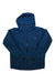The Black Diamond Mens Liquid Point Shell Jacket is a blue climbing jacket with a front zipper, long sleeves, and a small logo on the left chest, shown on a white background.