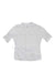 Women's kinetic training jersey, light gray, full-zip front, short sleeves