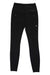 The Eddie Bauer Motion Women's High Rise Trail Tight Legging in black features zippered side pockets, UPF 50+ sun protection, and a small logo near the waistband. The leggings are shown laid flat on a white background.