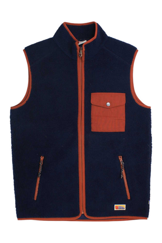 Fjallraven Mens Vardag Pile Fleece Vest Fjallraven