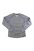 A Carhartt Womens Base Force Heavyweight Crew long-sleeve, crew neck shirt in light gray with moisture-wicking fabric, visible stitching, and a logo patch near the hem, shown flat on a white background.