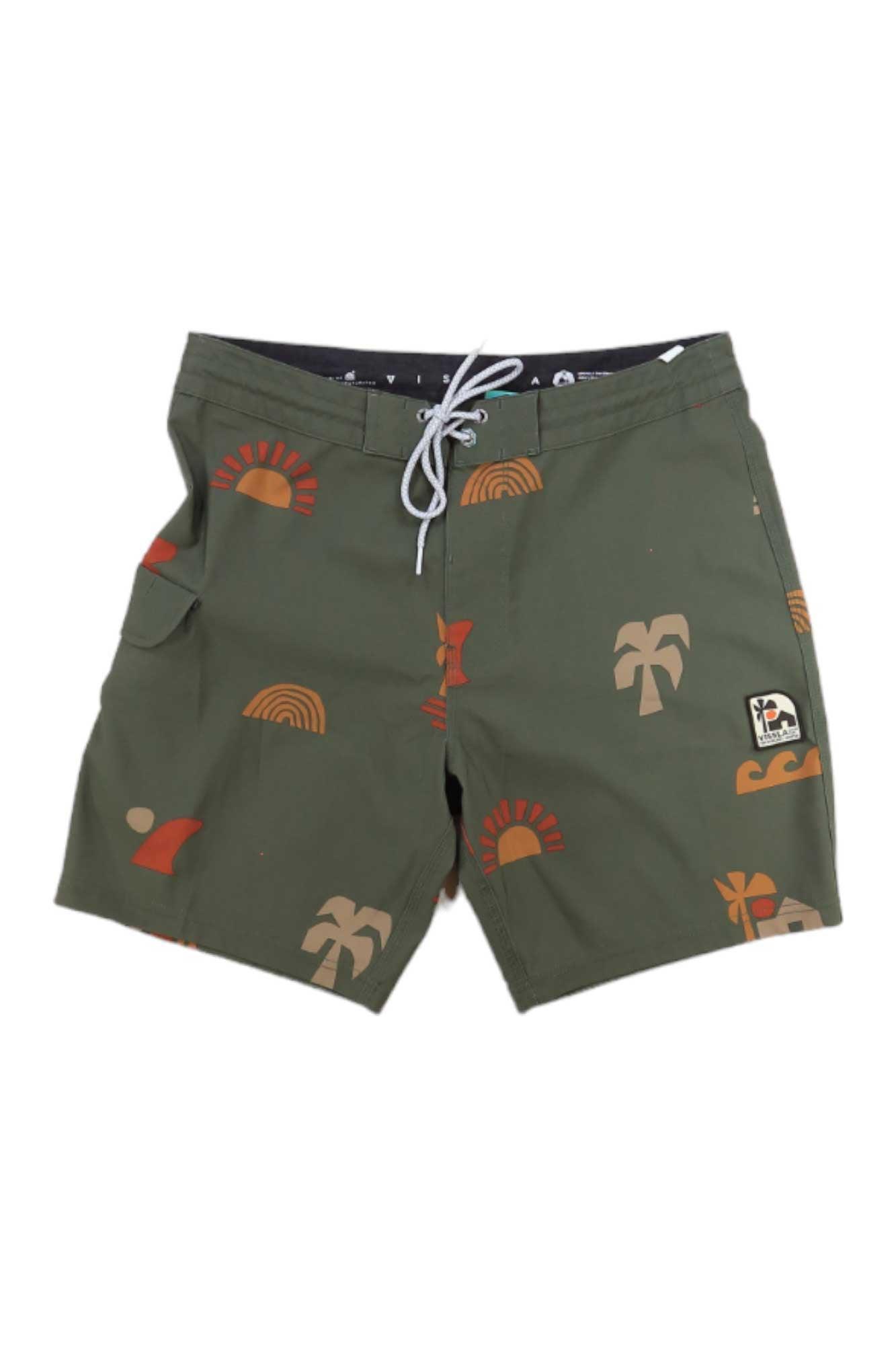 Vissla Mens Ecology Center Surf Farm 17.5 Inch Boardshort Vissla