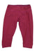 Prana Womens Misty Knickers in bright pink, cropped activewear leggings with moisture-wicking fabric and a wide waistband, shown laid flat on a white background.