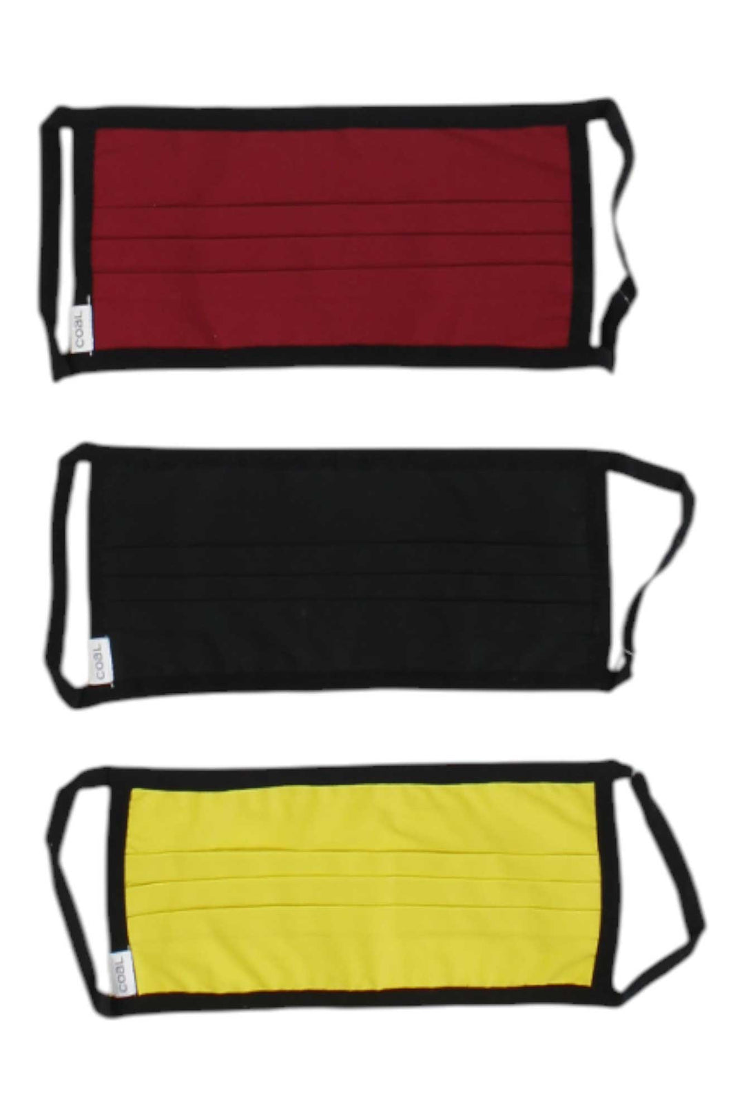 Coal Mask 1 Facemask - 3 Pack Coal