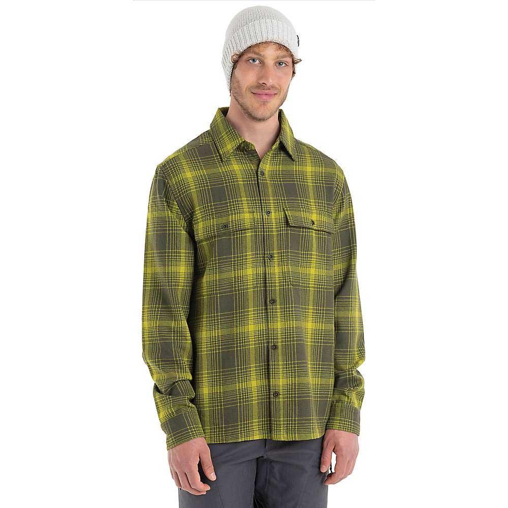 Icebreaker Mens Dawnder LS Flannel Shirt Plaid Icebreaker