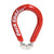 Red spoke wrench with steel head, SW-2, for 3.45mm nipples