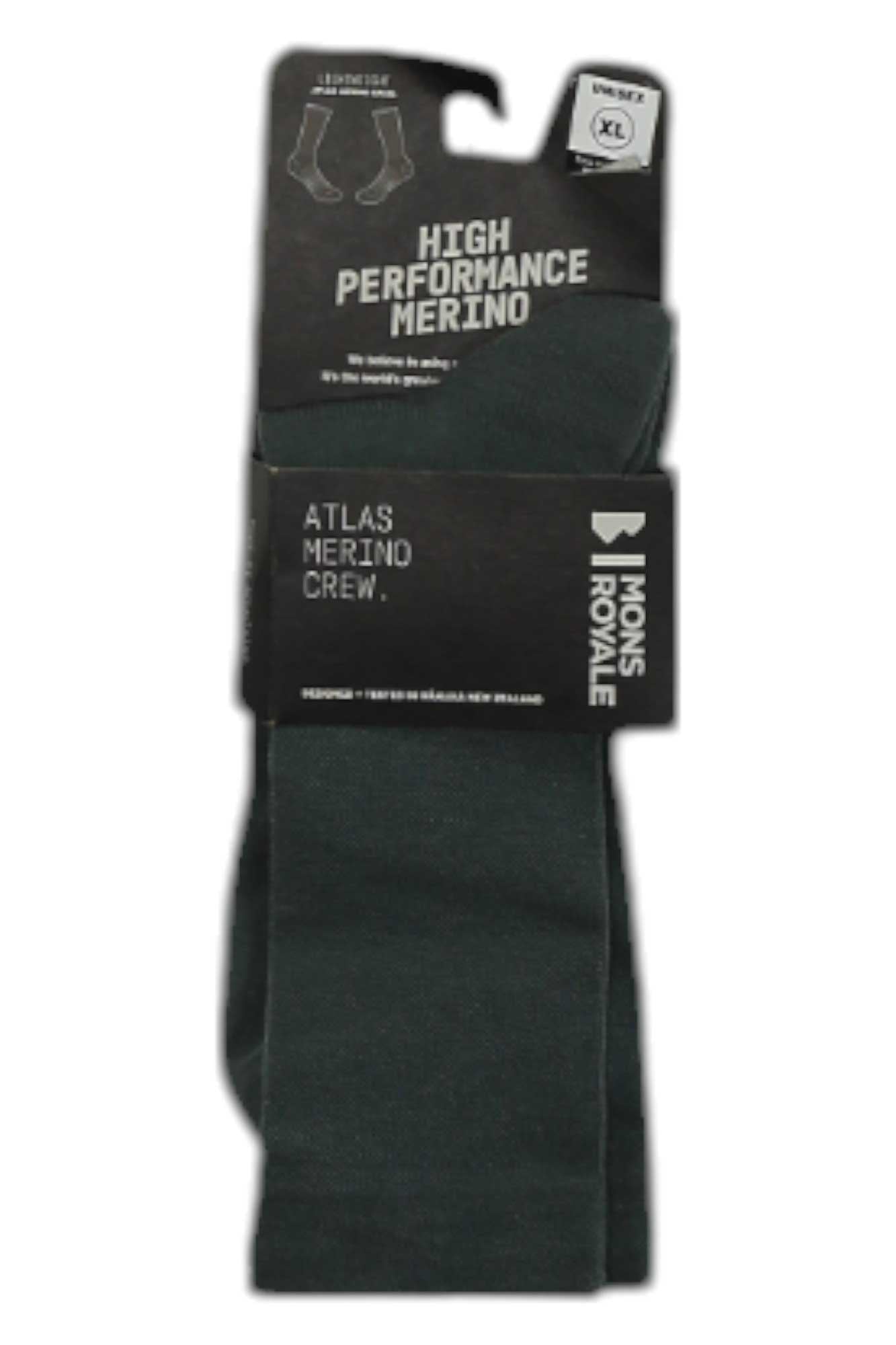 Mons Royale Unisex Atlas Crew Sock Mons Royale
