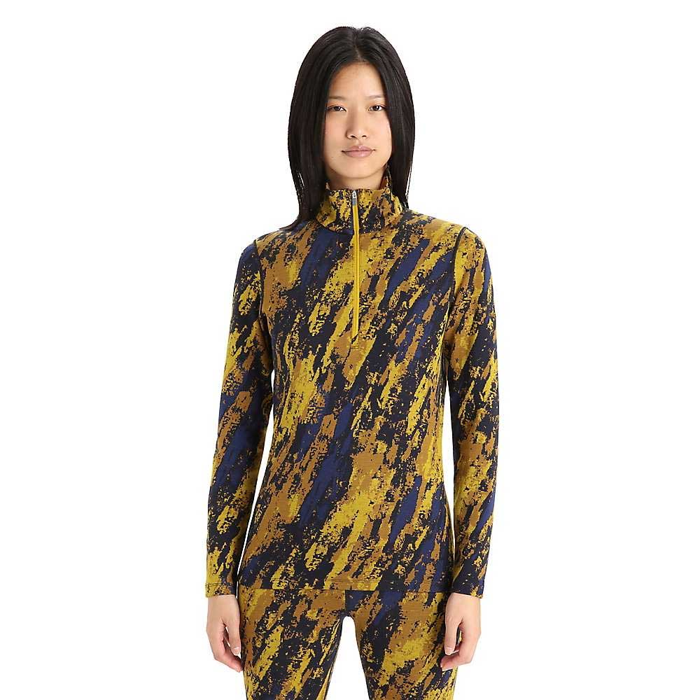 Icebreaker Womens 250 Vertex Half Zip Sedimentary LS Top Icebreaker