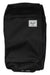 Black duffle bag with front panel pocket and Herschel logo patch