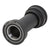 Black bottom bracket bearing unit with side cup, visible press-fit seal ring