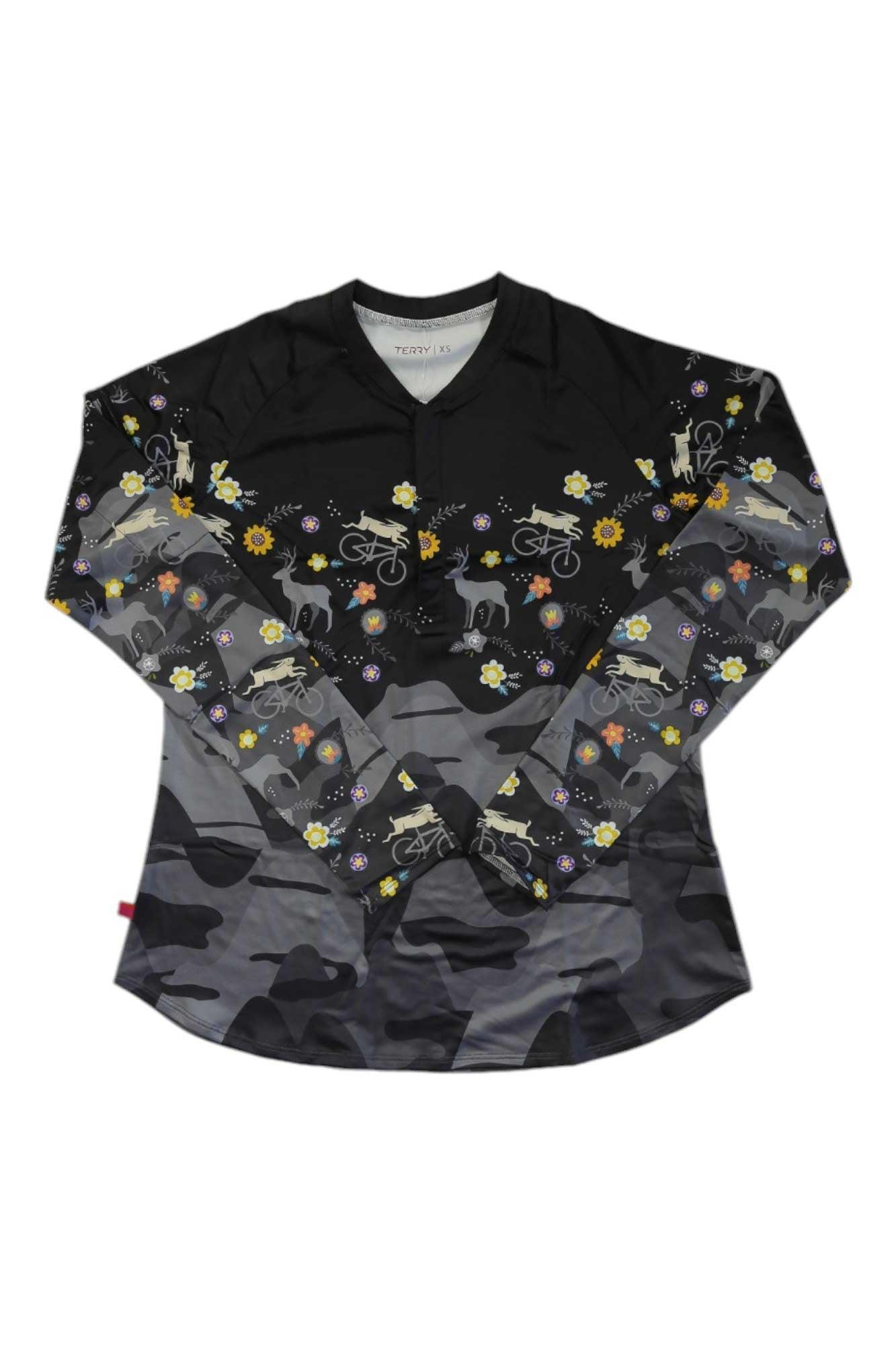 Terry Womens Henley Jersey Terry