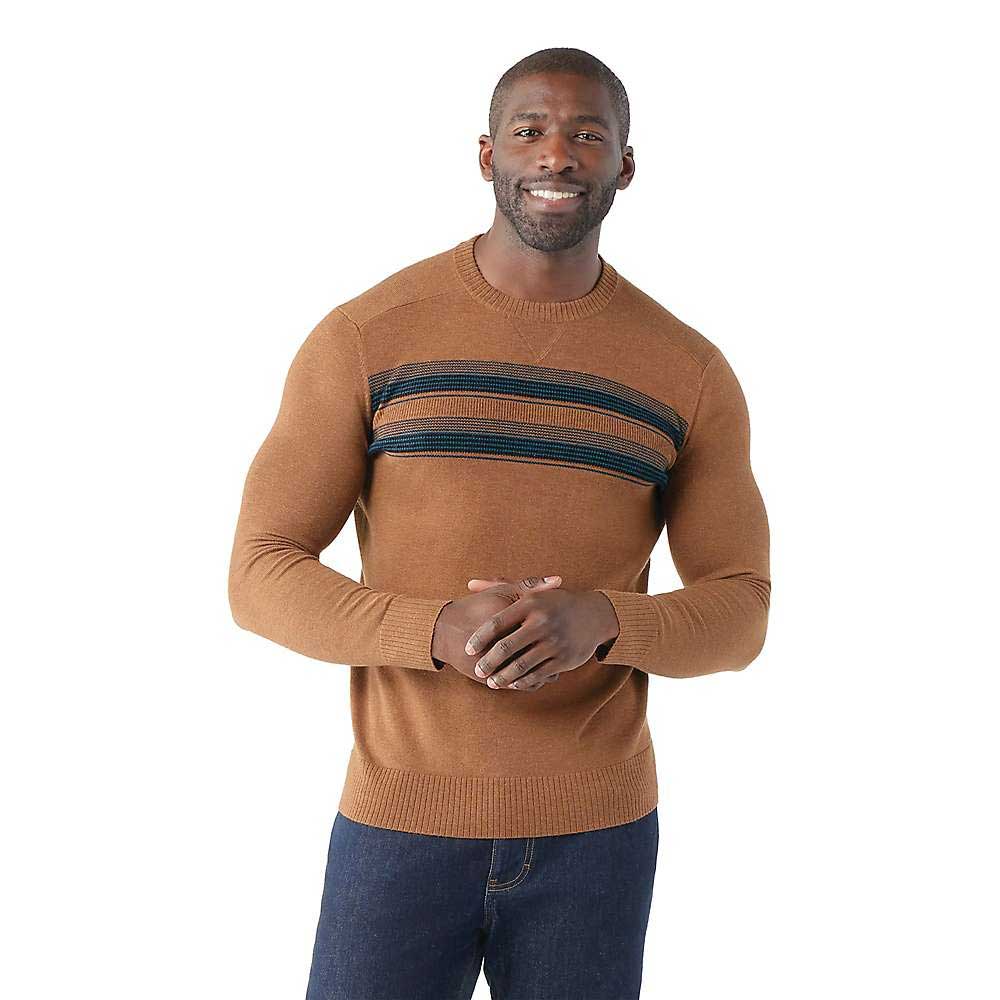 Smartwool Mens Sparwood Stripe Crew Sweater Smartwool