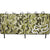 Large green-camo tailgate cover with fox graphic and top hanging loops