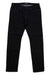 Men's slim-fit performance denim jeans in black, button fly, 5-pocket design.