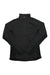 Men's dark gray quarter-zip fleece pullover with stand collar and Rab logo
