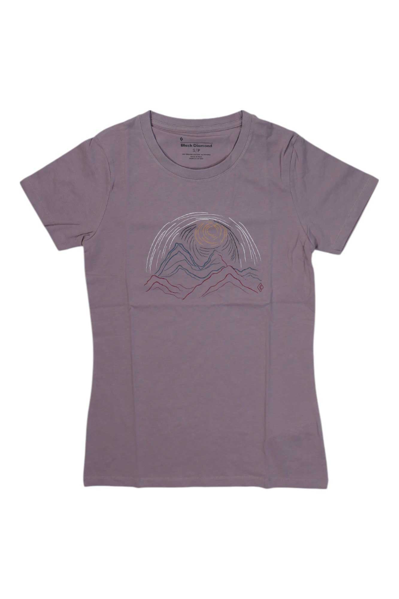Black Diamond Womens Summit Scribble Tee Black Diamond