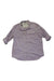 The Eddie Bauer Women's Mountain Ripstop LS Shirt in light purple features long sleeves with rolled cuffs and two chest pockets, displayed flat on a white background.