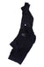 Navy bib short with front bib straps and small logo print