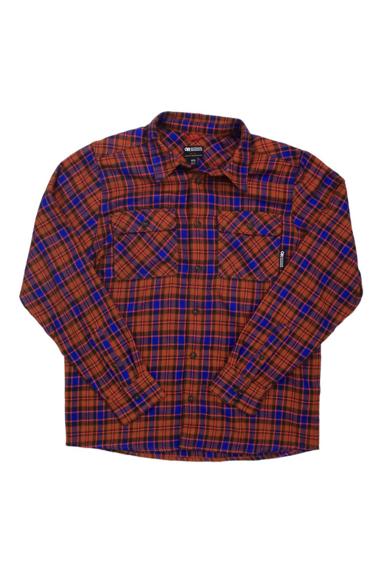 Outdoor Research Mens Feedback Flannel Twill Shirt Outdoor Research