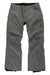 The Burton Men's GTX Ballast Pant is a pair of gray heathered snow pants with breathable, durable fabric, belt loops, zip fly, snap closure, two side pockets, and reinforced cuffs—perfect for winter sports or outdoor activities.