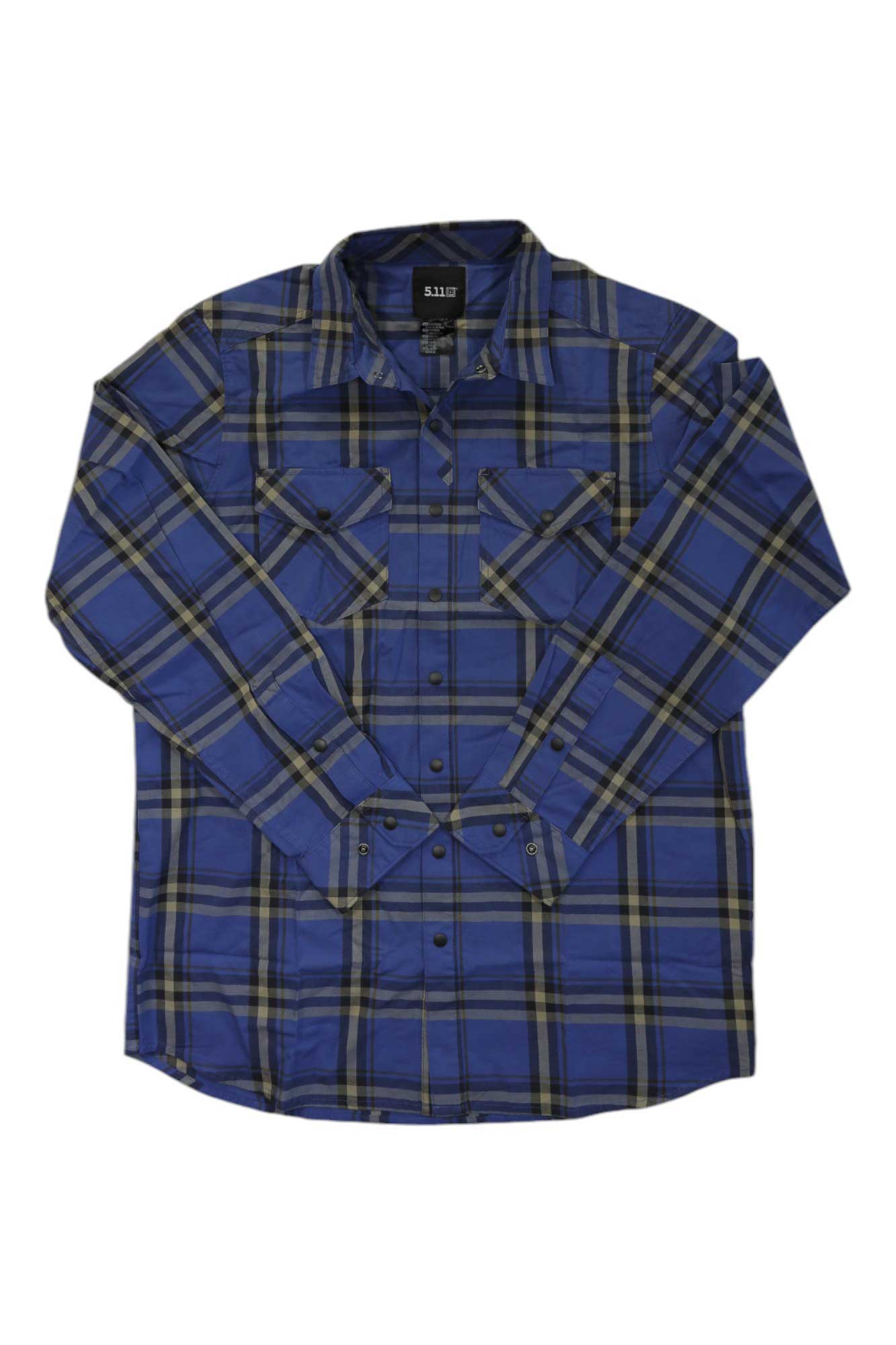 5.11 Mens Gunner Plaid LS Shirt 5.11