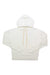 The Ugg Womens Asala Hoodie is a white pullover with long sleeves, a front pocket, and beige drawstrings—perfect for everyday comfort as a women's casual hoodie.
