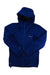 Men's Rab Kangri GTX jacket in navy, full-zip hooded with logo
