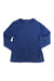 The Black Diamond Women’s Lightwire LS Tee is a solid dark blue, long sleeve crew neck laid flat on a white background—ideal as a quick-drying shirt for active days.