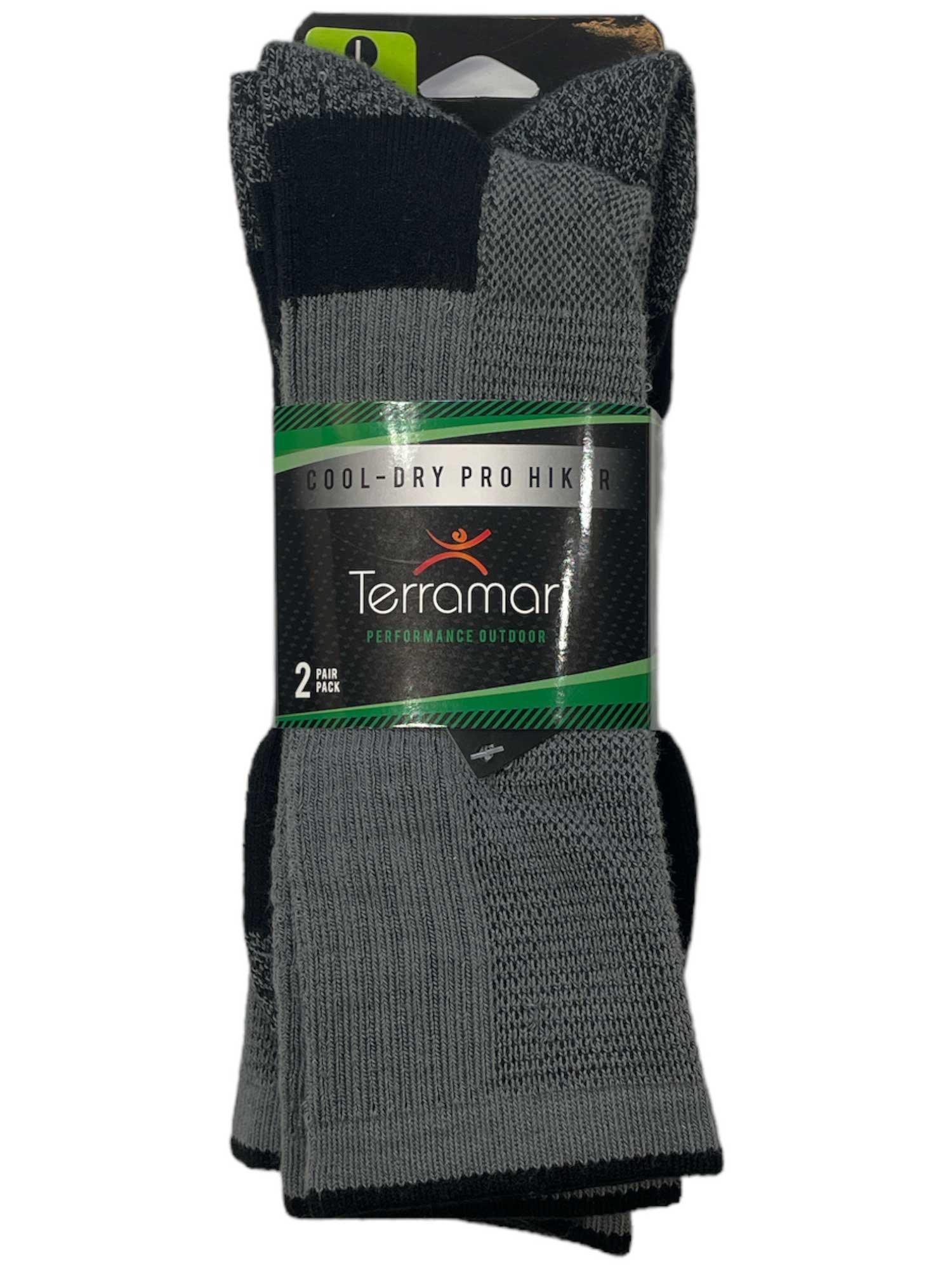 Terramar Cool-Dry Pro Hiker Sock 2 Pack Terramar
