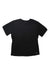 A Helly Hansen Mens Tech Trail SS T-Shirt in plain black is laid flat on a white background.