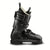The Phaenom FS 01 100 Ski Boot by Phaenom is a single black all-mountain freeski boot with adjustable buckles, a strap, padded inner lining for shock absorption, and a textured exterior, shown on a white background.