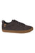 Saola men's canvas shoe, dark grey with lace-up and brown rubber sole