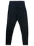 A pair of plain black high-waisted Journey Ponte Fitted Leggings laid flat on a white background, with long fitted legs and no visible patterns or logos, ideal for those seeking comfortable stretch leggings.