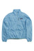 The Women's Nano Puff Insulated Pullover from Patagonia is a light blue, lightweight jacket featuring a quilted design, half-zip front, long sleeves, and a left chest pocket with the rectangular Patagonia logo patch.