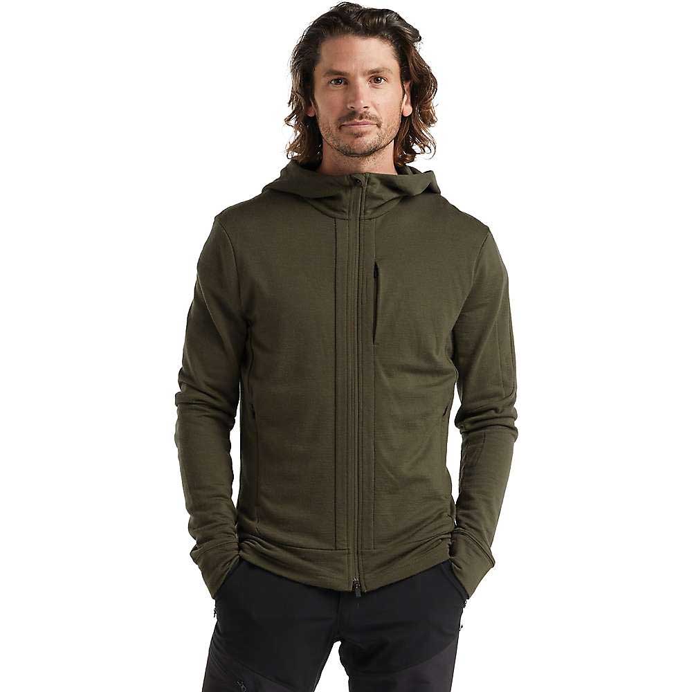 Icebreaker Mens Quantum III LS Zip Hoodie Icebreaker