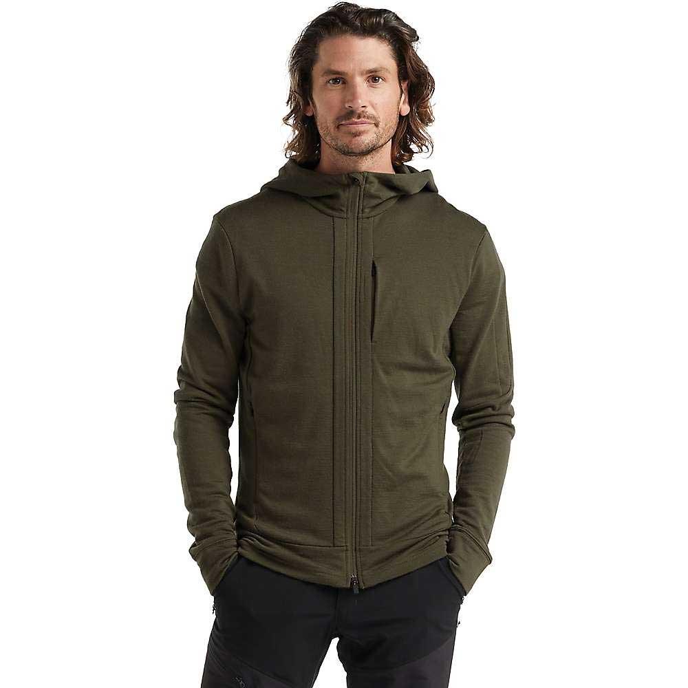 Icebreaker Mens Quantum III LS Zip Hoodie Icebreaker