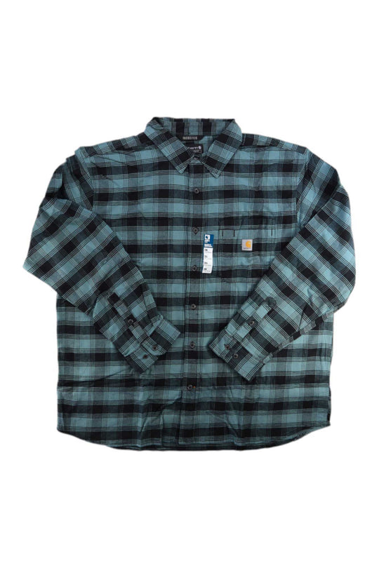 Carhartt Mens Rugged Flex Relaxed Fit Midweight Flannel LS Plaid Shirt Carhartt
