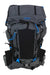 Mystery Ranch Bridger 55 backpack in dark gray with blue lashing and front straps